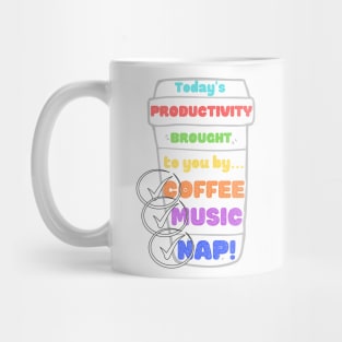 Coffee-Music-Naps Mug